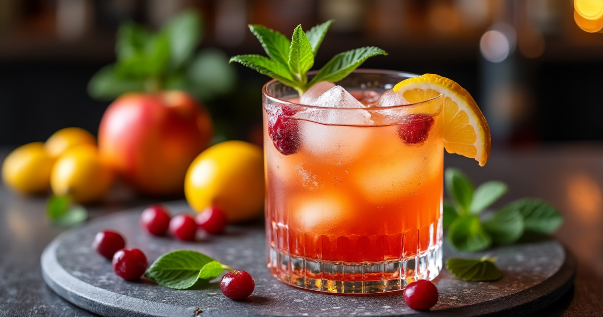 Planter's Punch mit Jamaika-Rum und Ananas