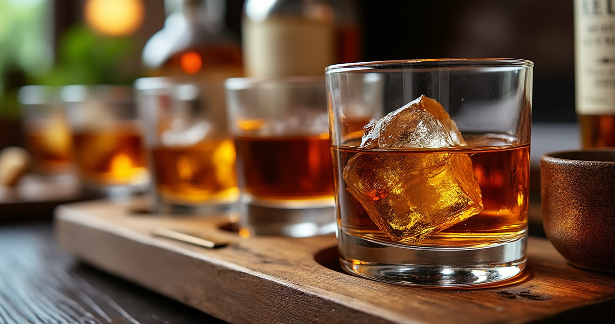 Rum Tasting Set mit Miniaturflaschen